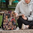 thumbnail image 6 of WWE Backpack 17 Inch Bookbag Casual Daypack Travel Backpacks for Work Hiking Camping, 6 of 8