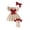 0##Red1242, variant on Kiijoy Baby Girls Floral Bow Cotton Flutter Sleeve Dress Stockings Headband 3Pc Set, Pink