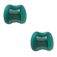 thumbnail image 4 of Bearachild Copa para dentadura, recipiente para protección bucal, soporte para artificiales, estuche ligero para dentición postiza para lago verde 2piezas, 4 of 6