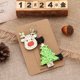 thumbnail image 2 of Monstrate 1 Juego de pinzas para el pelo de pato de Navidad, lentejuelas, muñeco de nieve, bayas rojas, horquillas, Festival, árbol de Navidad, Kits de decoración para fiestas Alce/Árbol de Navidad, 2 of 6
