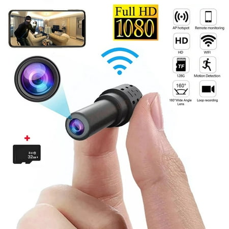 CAMOTUSE WiFi Wireless Mini Camera Recorder Pinhole DIY HD Screw IP DVR Nanny Cam CCTV