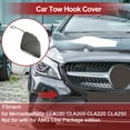 thumbnail image 3 of Tapa del gancho de remolque delantero derecho Unique Bargains para MercedesBenz CLA180 CLA200 CLA220 CLA250 2016-2020 Gancho No.1178851300 Plástico Gris 1 Pc, 3 of 6