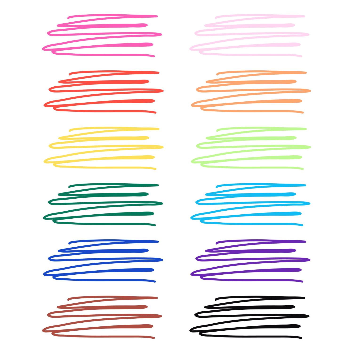 Tulip Permanent Fabric Markers Rainbow 12-Pack - Fine Tip, Minimal Bleed & Fast Drying - Quality for T-shirts, Clothes, Shoes, Bags & Other Fabric Materials