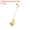 Gold, variant on Uxcell 6Pack 4.8" Stainless Steel Leaf Coffee Spoon Tableware Dessert Spoons, Silver