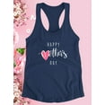 thumbnail image 3 of Mother's Day Clever Heart Racerback Tank Women -Image by Shutterstock, Female Large, 3 of 4