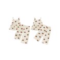 thumbnail image 2 of Cenuakty Toddler Girl Summer Outfits Rugby Print Bowknot Waffle Sleeveless Cami Tops and Elastic Waist Pants 2Pcs Clothes Set, 2 of 9
