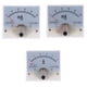 thumbnail image 1 of Amperímetro Medidores de panel de corriente 3x Dc Amperímetro Medidor de Panel Analógico Amp Medidor Medidor de Corriente 0-50ma 0-100ma 0-5a, 1 of 7