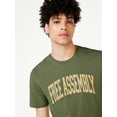 thumbnail image 5 of Free Assembly Men's Collegiate Graphic Tee with Short Sleeves, 5 of 6