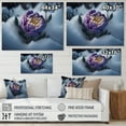 thumbnail image 4 of Designart A Blooming Puple Peony Flower In Winter IV Canvas Wall Art, 4 of 5