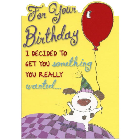 Designer Greetings Something You Really Wanted Funny Birthday Card