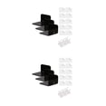 thumbnail image 4 of Estante de pared Riwesomey 3 piezas color negro para almacenamiento elegante y duradero, 4 of 6