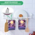 thumbnail image 4 of Yayeee Pot Holders Kitchen Heat Resistant with Pocket 7"x9.8" Cotton Oven Cooking Hot Pads, Night Purple Road, 4 of 7