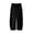 Black, variant on Baggy Barrel Sweatpants Wide Leg Pants for Teen Girls Open Bottom Casual Sweat Pants Elastic Waist Lace Trim Y2K Streetwear