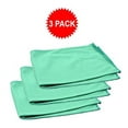 thumbnail image 2 of Real Clean 16x16 Premium Microfiber Green Window Glass Cleaning Towel Cloths for Home Auto Office Electronics Streak Free and No Lint Left Behind, 2 of 2