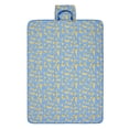 thumbnail image 3 of Clearance! Portable Beach Blankets, Extra Large 80"x 60" Beach Blanket, Waterproof Sandproof Picnic Blankets Outdoor, Foldable and Lightweight for All-Season Camping, Beach, Travel, Party(Blue Lemon), 3 of 7