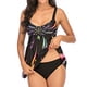 thumbnail image 2 of Traje de baño con falda y chaleco con estampado en color elegante para mujer Traje de baño de talla grande para mujer Bikini dividido OAVQHLG3B Store  lin121212, 2 of 4