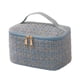 thumbnail image 4 of Bolsa de maquillaje con cremallera, estuche grande para cosméticos para mujeres y niñas, bolsa portátil multifunción, bolsa de viaje para baño, bolsa Azul, 4 of 8