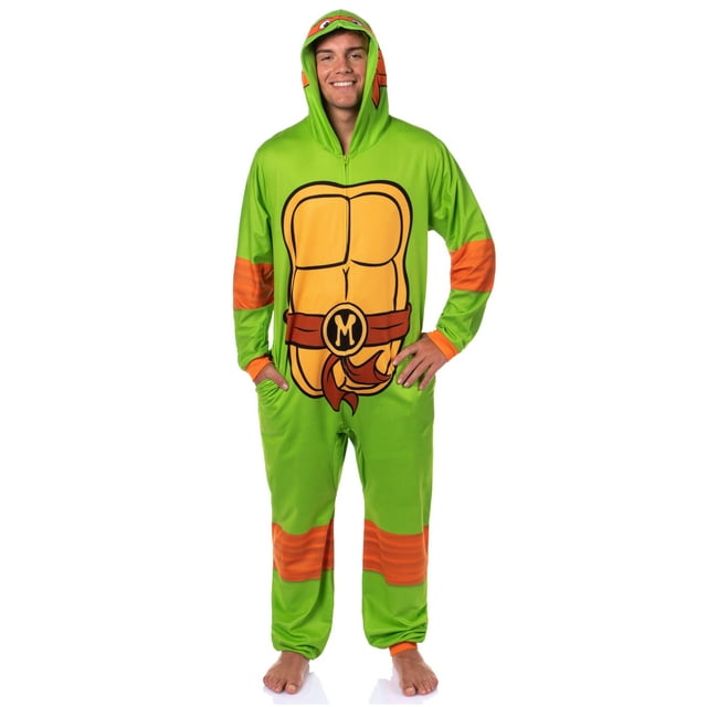 Pijama INTIMO TMNT Michelangelo, traje Union con capucha S/M
