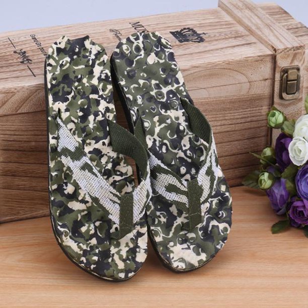 nsendm Extra Wide Width Mens Slippers Men Flip Flops Slipper Sandals