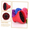 thumbnail image 6 of Universal Collapsible Hair Dryer Diffuser Attachment- Salon Grade tool,Lightweight Foldable Portable Travel Folding Design Fit Most of Blow Dryers,Red, 6 of 10