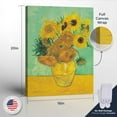 thumbnail image 2 of Van Gogh Canvas Wall Art, Twelve Sunflowers Canvas Print, sunflower canvas wall art, Van Gogh sunflowers, Ready To Hang for Living Room Home Wall Décor 16x20, 2 of 7