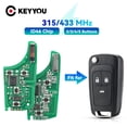thumbnail image 2 of KEYYOU 315/433MHz For Chevrolet Malibu Cruze Aveo Spark Sail For Opel Vauxhall 2/3/4 BTN Car Remote Key Circuit Board Electronic, 2 of 6