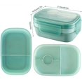 thumbnail image 2 of Lunch Box, 3 Layers All-In-One Bento Box with Utensil Set, Leak-Proof Bento Box for Dining Out, Wor, 2 of 5