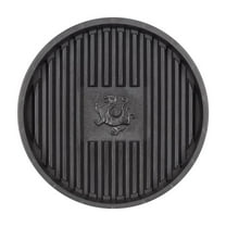 Luxcidy Plunger Mat Air Drying Plunger Tray 7.1inch Round Toilet Plunger Holder Only PP Heavy Duty Minimalist Plunger Holder Catch Drips Toilet Accessories, Plunger Holder (Black)