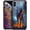The Burning Blue Wolf, variant on Compatible with iPhone Xs Max Case, The Burning Blue Wolf for Men Woman, Anti-Scratch Soft TPU Shockproof Unique Protective Cover Pattern Design