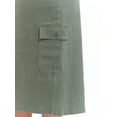 thumbnail image 4 of A3 Denim Women's Plus Size Utility Maxi Skirt, 4 of 4