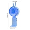 thumbnail image 3 of Mini Portable Fan, Adjustable Speed Powerful Handheld Fan, Battery Operated Cute Design Personal Small Fan, USB Rechargeable Makeup Eyelash Hand Fan Travel Essentials for Women Men Girls, 3 of 6
