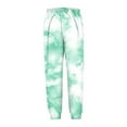 thumbnail image 5 of Kids Girls Boys Tie-dye Printed Sweatpants Quick Dry Athletic Pant Loose Boho Trousers Jogger Pants for 3-15 Years, 5 of 5