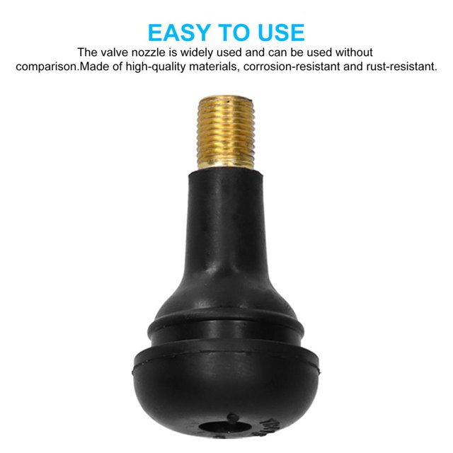10 Pièces de Voiture Extérieure Portable Valve de Pneu Automobile Moto Modifié Monté Pneus Valves Tige Pièces de Rechange Pneu Modification Accessoire