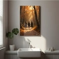 thumbnail image 4 of JFHCQJPK Witch in the Forest Halloween Print Wall Art Poster Witch Decor Vintage Print Dark College Wall Art Victorian Gothic Room Decor Canvas Wall Print8x12in Metal blackFramed, 4 of 8