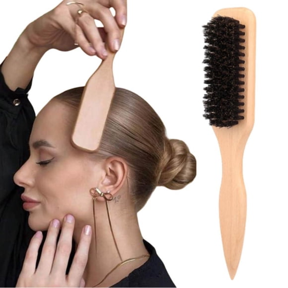 YWIYIUD 1 Pce Peigne de Coiffage Portable 1,65 X 8,89 Po Peigne à Retourner Durable et Pratique Outil de Coiffage en Bois pour Lisser les Cheveux Convient aux Adultes et aux Ados