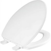 FCE4 Ashland Elongated Enameled Wood Toilet Seat, White