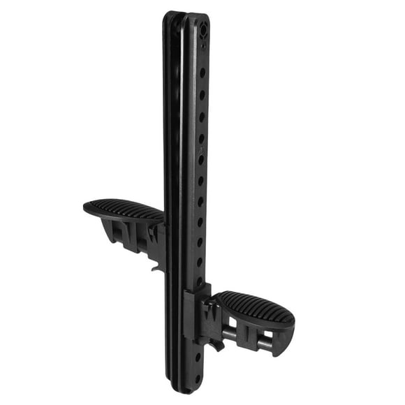 2 Pieces Black Kayak Foot Pegs Pedal for Rowing Boat