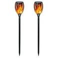 thumbnail image 5 of YouLoveIt 2 PCS Solar Power Torch Light 33/96 LED Flickering Flames Torches Lights Outdoor Landscape Decoration Solar Garden Lights Waterproof Solar Landscape Lights Decorative, 5 of 8