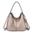 thumbnail image 1 of Bolsos Hobo Realer Classic de piel sintética para mujer con borlas, 1 of 6