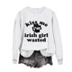 thumbnail image 2 of Herrnalise - Sudadera con estampado de trébol del Día de San Patricio para mujer, sudadera con trébol irlandés, suéter holgado de manga larga, prepárate para la grandeza por menos, 2 of 4