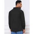 thumbnail image 3 of DARING DIVA Long Sleeve Button Solid Color Casual Work Jacket M Black, 3 of 7