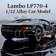 thumbnail image 2 of 1:32 Alloy Lambo LP770-4 Super Sports Car Model Toy Racing Lifting Tail Sound Light Doors Opend Diecasts & Toy Vehicles for Boys, 2 of 9