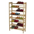 thumbnail image 4 of Winsome Clifford 4-Tiers Transitional Solid Wood Shoe Rack in Natural, 4 of 7