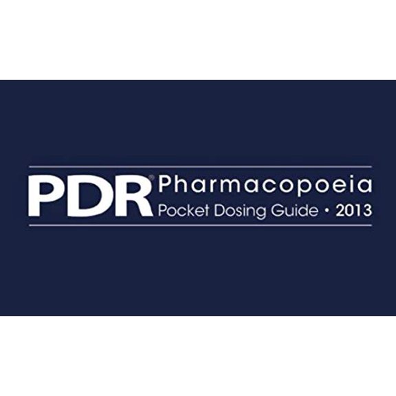 Pre-Owned PDR Pharmacopoeia Pocket Dosing Guide 2013 (Paperback) 1563638118 9781563638114