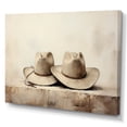 thumbnail image 2 of Designart "Cowboy Hat Simplicity Style II" Cowboys Wall Art Print, 2 of 5