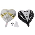 thumbnail image 2 of Ballons en Forme de Coeur Rouge, Ballons Romantiques de Valentines pour la Fête d'Anniversaire, 2 of 8