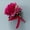 Hot Pink, variant on KINKINA Elegant Red Rose Boutonniere for Weddings, Proms, and Formal Events Handmade with Realistic Artificial Flowers