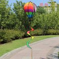 thumbnail image 6 of Home Decor Hot Air Balloon Wind Spinner Rainbow Kinetic Hanging Wind Twister (Wave), 6 of 7