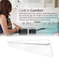 thumbnail image 5 of Stove Cover Silicone Cooktop Crack Sealed Strip Resistant Kitchen Stovetop Transparent 2PCS 25in, 5 of 9