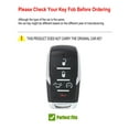thumbnail image 2 of for Ram Key Fob Cover Case Metal Shell Smart Key Holder Protector Compatible for 2019-2024 Dodge Ram 1500 2500 3500 5 Button, 2 of 7